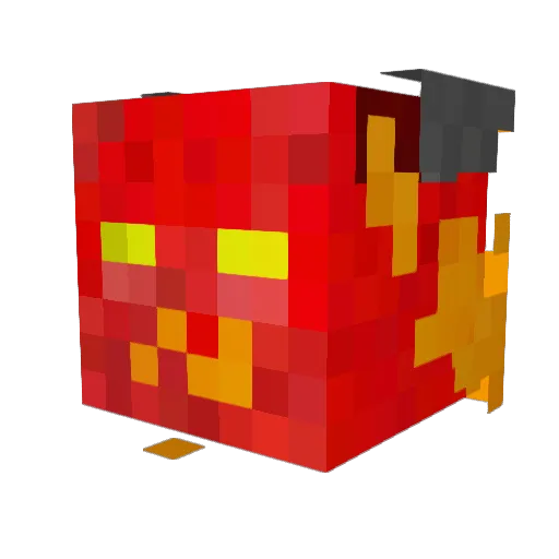 cube980 Minecraft avatar head, 3D render