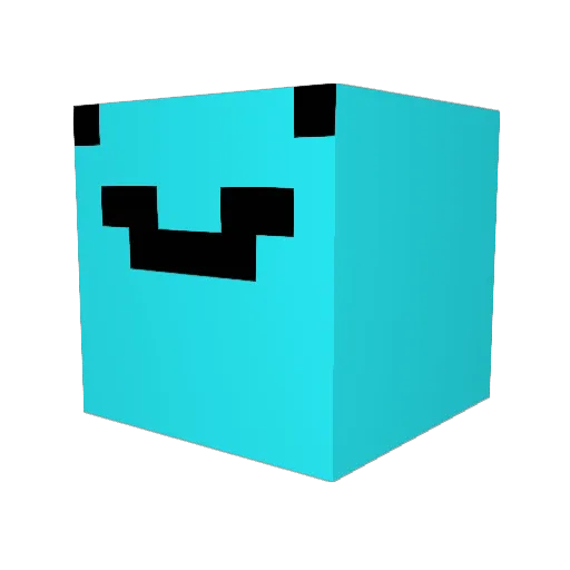 cubedog0 Minecraft avatar head, 3D render