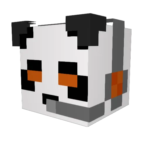 cubetwister Minecraft avatar head, 3D render