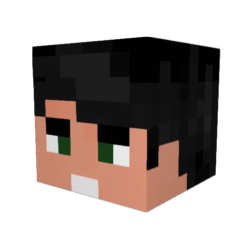 cubfan135 Minecraft avatar head, 3D render