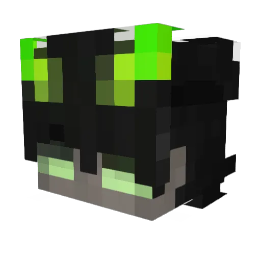 cubi21PL Minecraft avatar head, 3D render