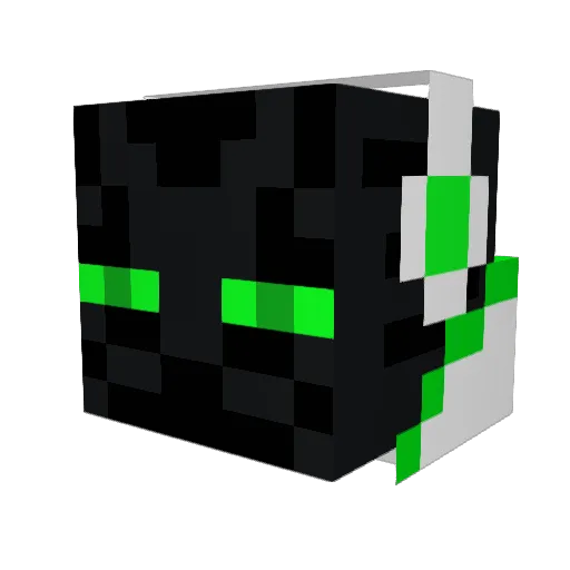 cubixxx9 Minecraft avatar head, 3D render