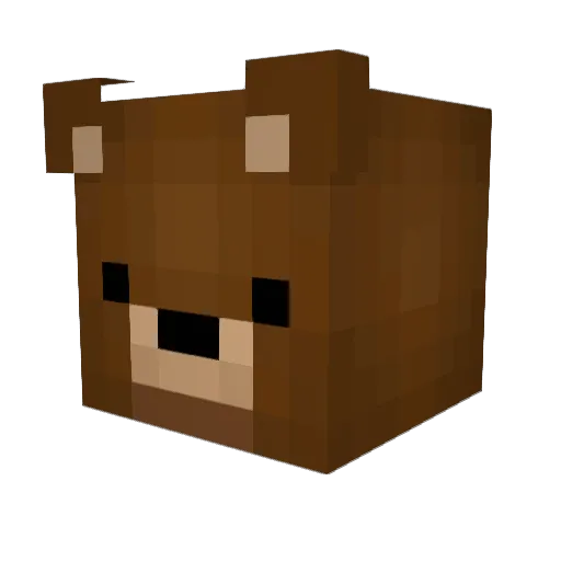 cuby0401 Minecraft avatar head, 3D render