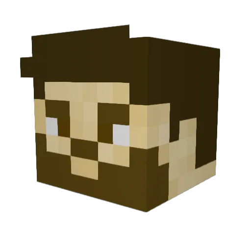 cucax975 Minecraft avatar head, 3D render