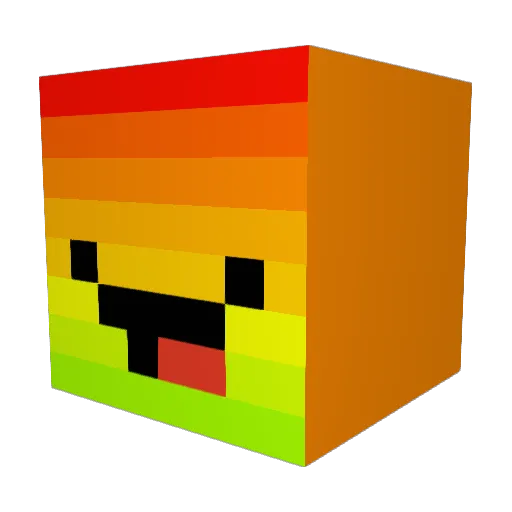 cuccipotter Minecraft avatar head, 3D render