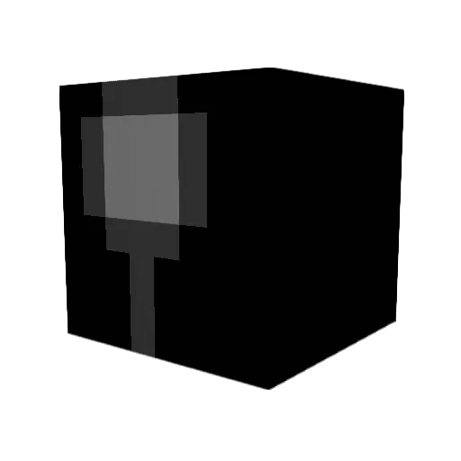 cuchiaio Minecraft avatar head, 3D render