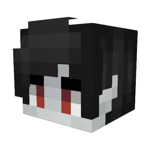cuchufli Minecraft avatar head, 3D render