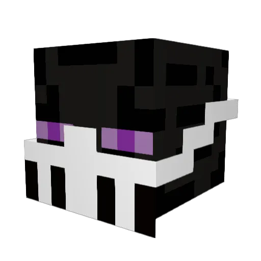 cuck3 Minecraft avatar head, 3D render