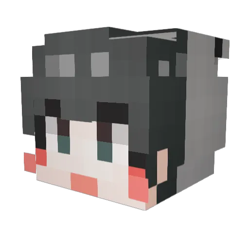 cucomilk_26 Minecraft avatar head, 3D render