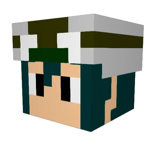 cucumber113 Minecraft avatar head, 3D render