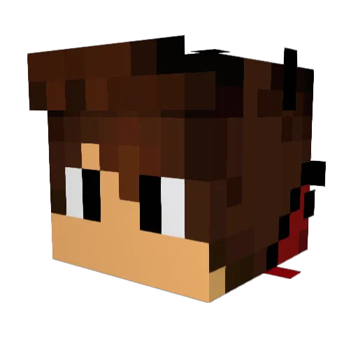 cucumber818 Minecraft avatar head, 3D render