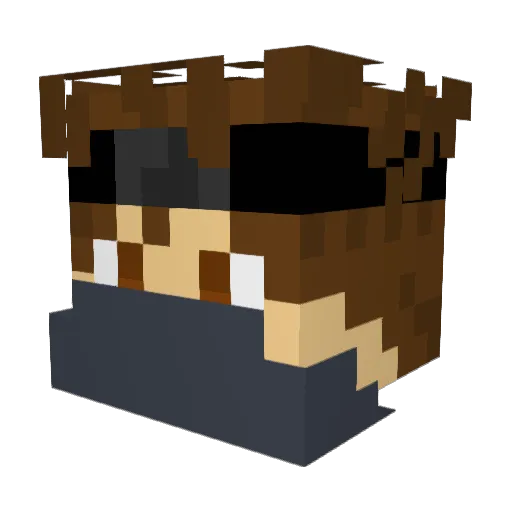 cuddy916 Minecraft avatar head, 3D render