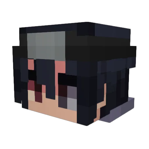 cufxyz Minecraft avatar head, 3D render