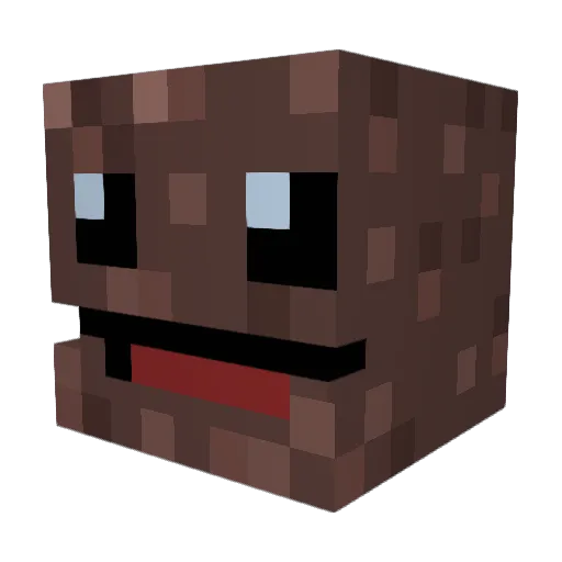 cuh3000 Minecraft avatar head, 3D render