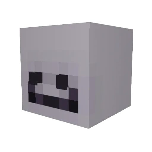 cuhjani Minecraft avatar head, 3D render