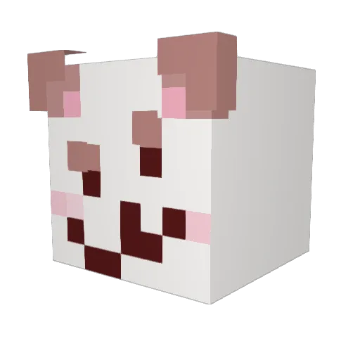 cuicilop Minecraft avatar head, 3D render