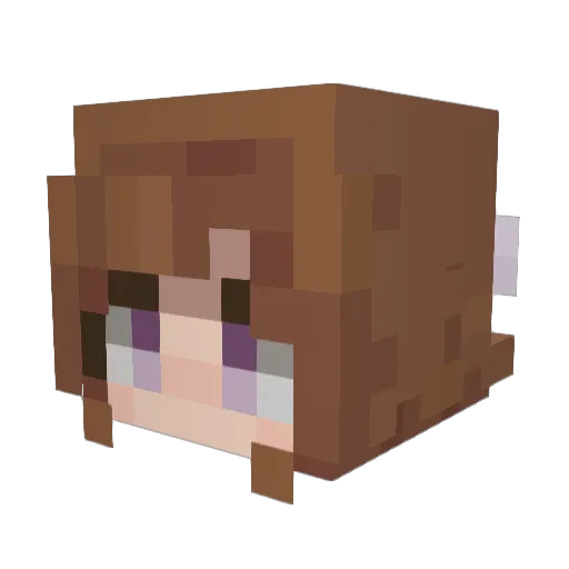 cukierek67 Minecraft avatar head, 3D render