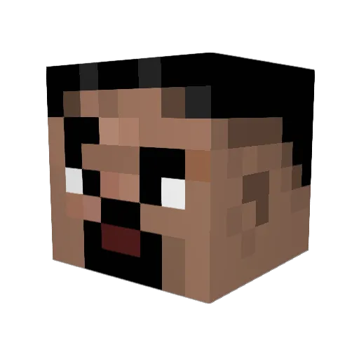 culiacann Minecraft avatar head, 3D render