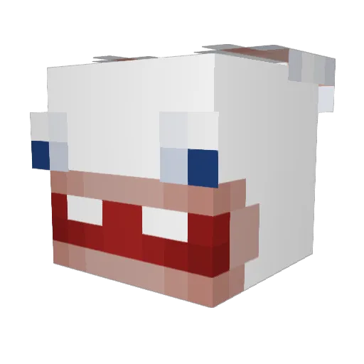 cullibqan Minecraft avatar head, 3D render