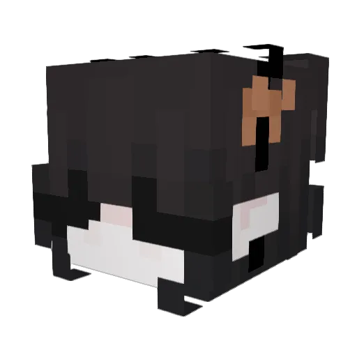 cultofbrats Minecraft avatar head, 3D render