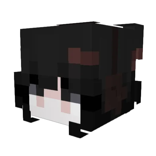 cumberballs Minecraft avatar head, 3D render