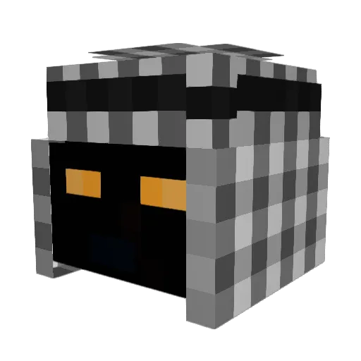 cunhazz Minecraft avatar head, 3D render