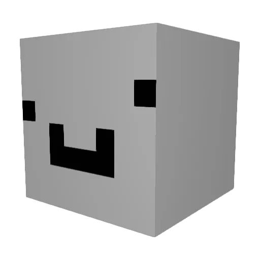 cuonq Minecraft avatar head, 3D render