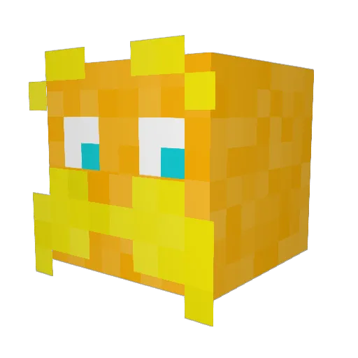 cupcake136 Minecraft avatar head, 3D render