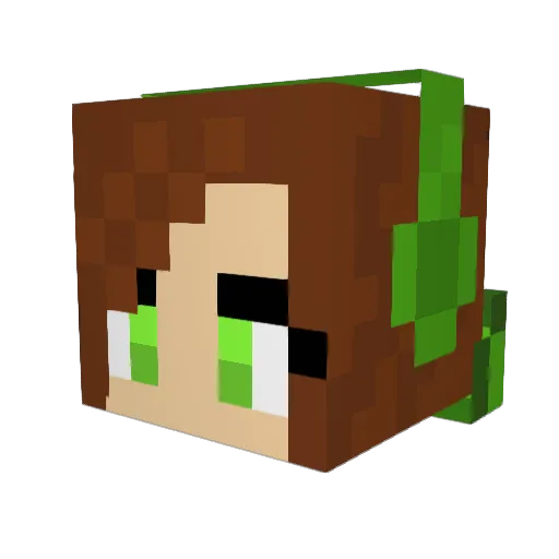 cupcake4217 Minecraft avatar head, 3D render