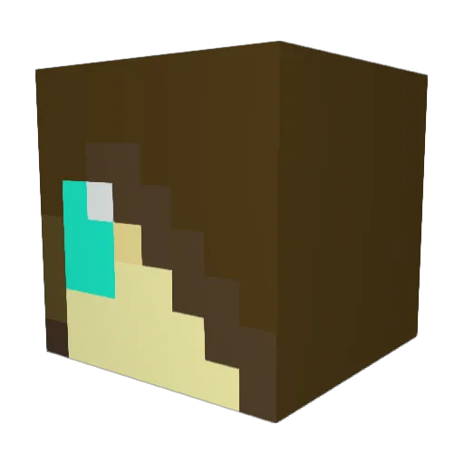 cupcake55101 Minecraft avatar head, 3D render