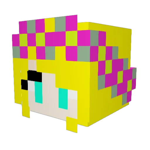cupcake_200 Minecraft avatar head, 3D render