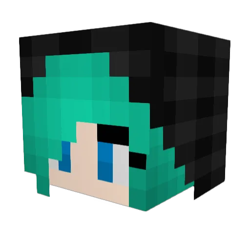 cupcakelover2009 Minecraft avatar head, 3D render