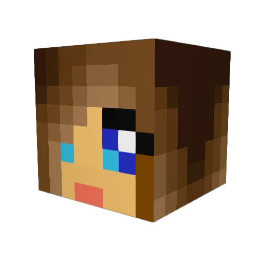 cupcakes454 Minecraft avatar head, 3D render