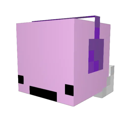 cupcakiie Minecraft avatar head, 3D render