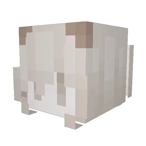 cupidily Minecraft avatar head, 3D render