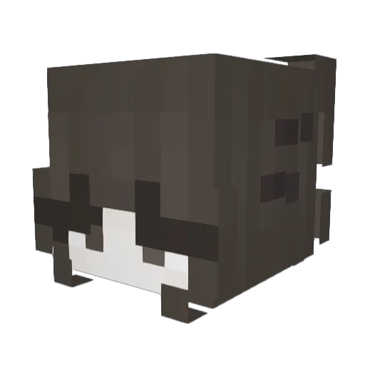 cupidina Minecraft avatar head, 3D render