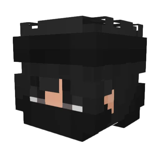 cupidon4 Minecraft avatar head, 3D render