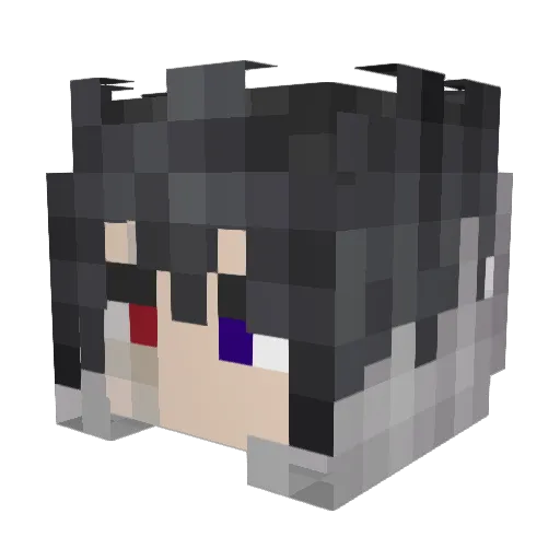 cupidsbrother Minecraft avatar head, 3D render