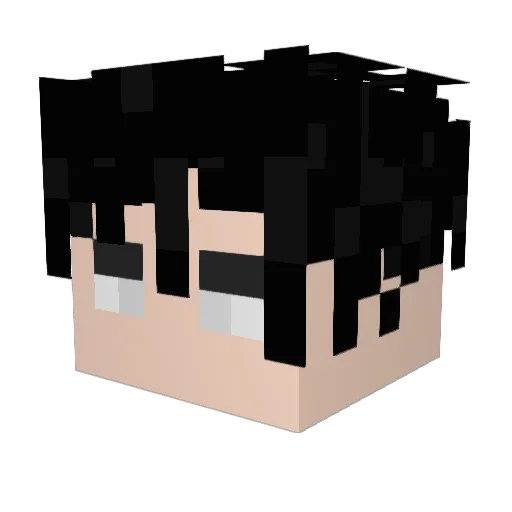 cupidsheart Minecraft avatar head, 3D render