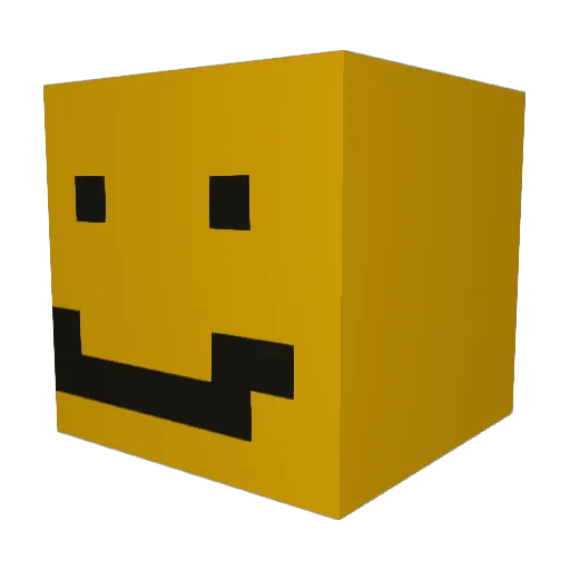 cupkaet Minecraft avatar head, 3D render