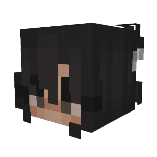 cupnoodleboi Minecraft avatar head, 3D render