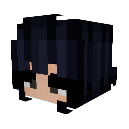 cupringer Minecraft avatar head, 3D render