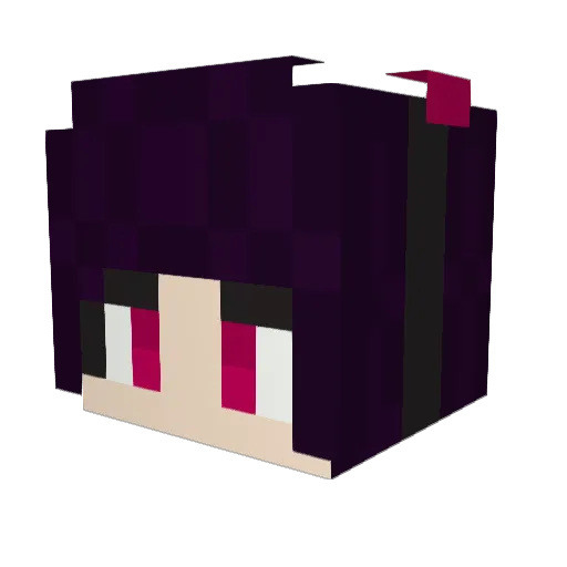 cupso Minecraft avatar head, 3D render