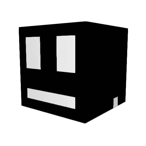 curbnerd Minecraft avatar head, 3D render