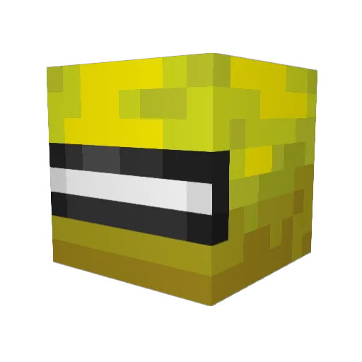 curious_spyglass Minecraft avatar head, 3D render