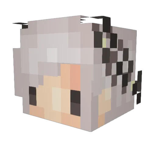 curiouscreeper11 Minecraft avatar head, 3D render