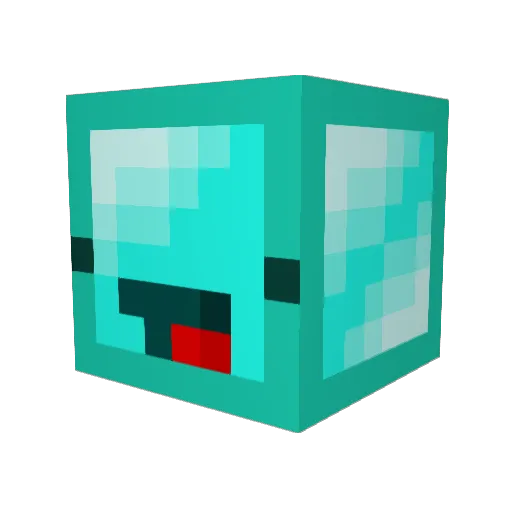 curiousoldier Minecraft avatar head, 3D render
