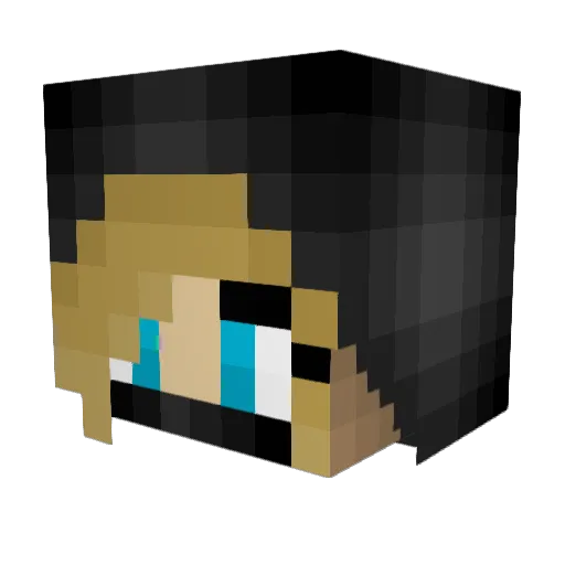 curiousorange13 Minecraft avatar head, 3D render