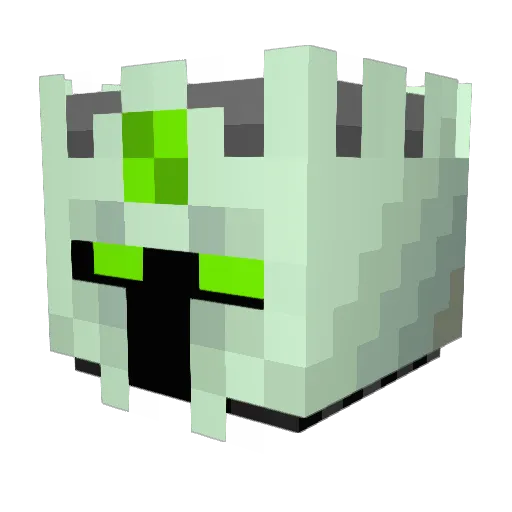 curleyrawr Minecraft avatar head, 3D render