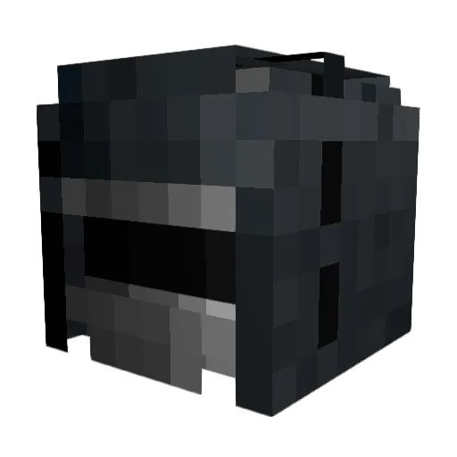 curolip Minecraft avatar head, 3D render